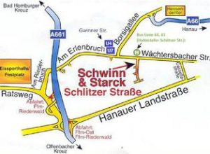 Bild Anfahrtsgrafik Schwinn-Starck-Frankfurt